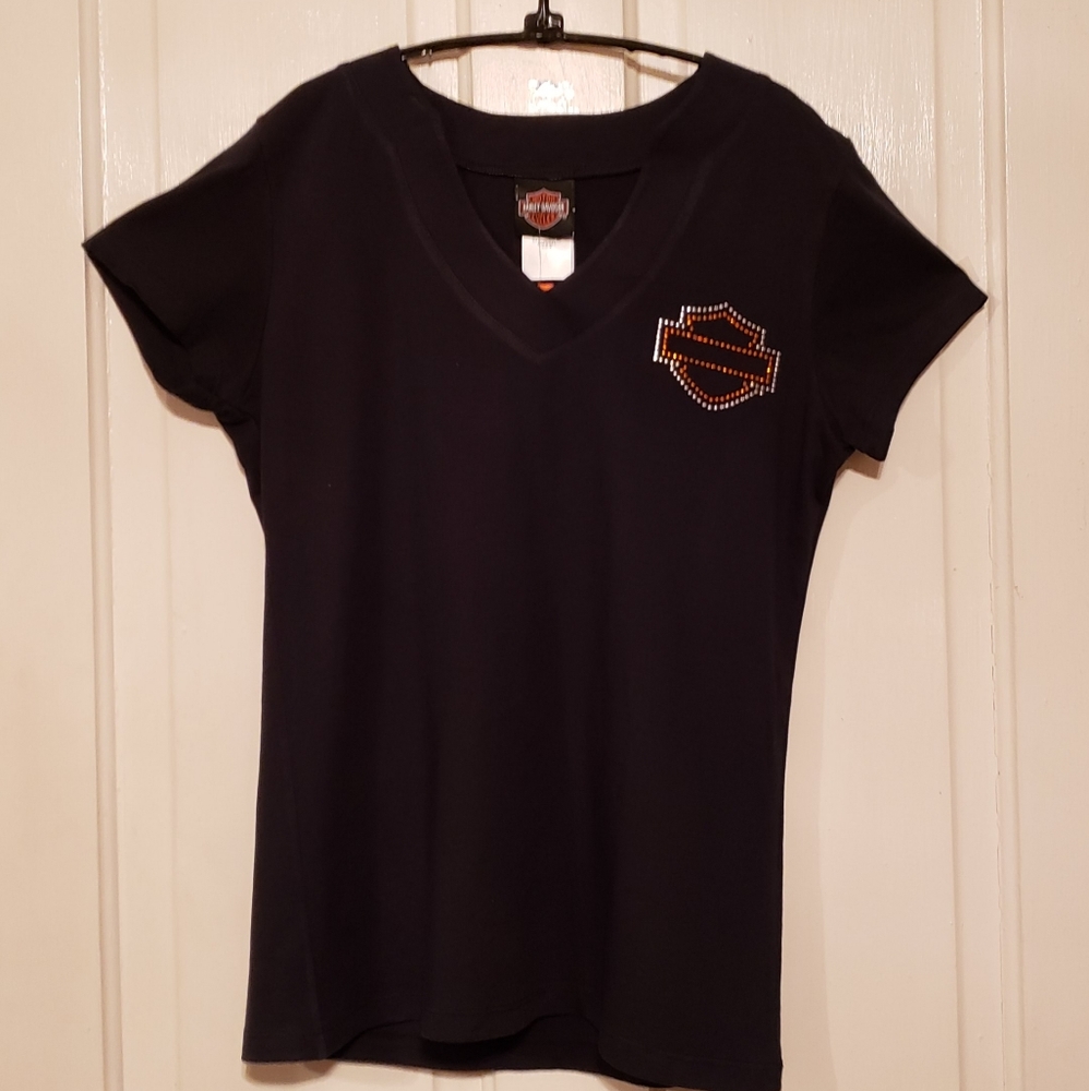 Harley Davidson cap sleeve tee